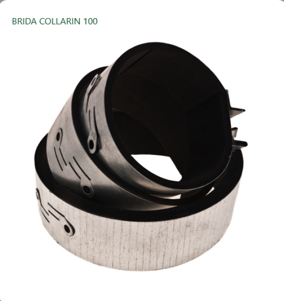 Schelle Flansch mit Dichtung 100mm